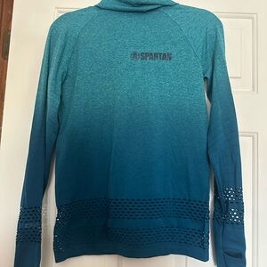 Craft Spartan Teal Blue Long Sleeve Hoodie